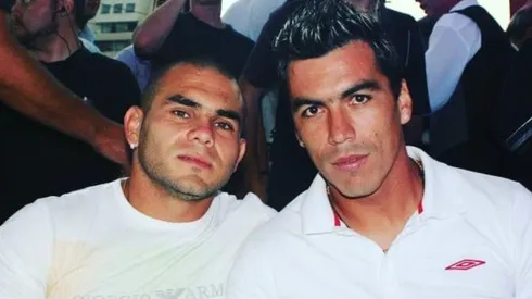 Bogado comparte una foto con Esteban Paredes