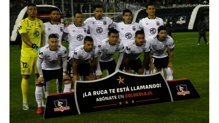 Formación de Colo Colo para enfrentar a Palestino