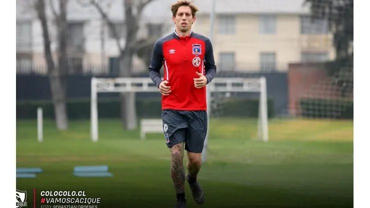 Iván Rossi entrena en Colo Colo