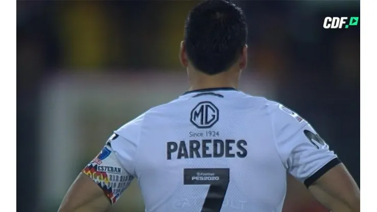 Esteban Paredes y su jineta de capitán.