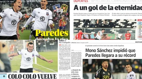 El triunfo de Colo Colo es tema en los principales medios impresos