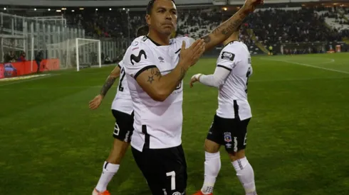 Celebración de Esteban Paredes