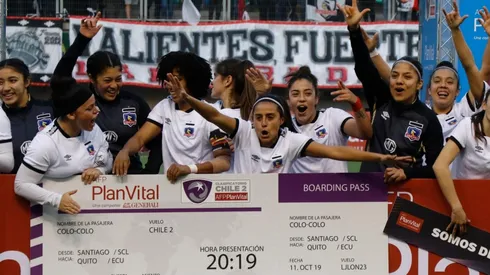 Celebración de Colo Colo Femenino