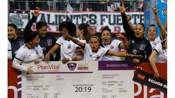 Celebración de Colo Colo Femenino