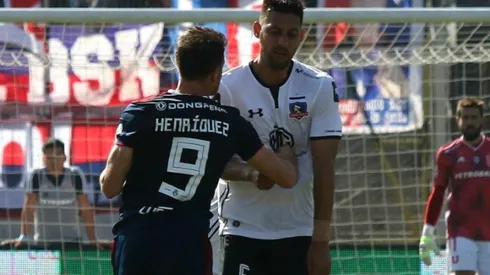 Ángelo Henríquez expulsado en el clásico