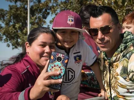 FOTOS | Niños y niñas asistieron a la práctica de Colo Colo