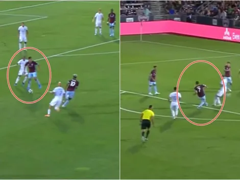 Diego Rubio se luce con una asistencia de taco y un golazo fuera del área