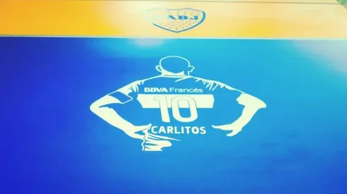La mesa personalizada de Carlos Tévez
