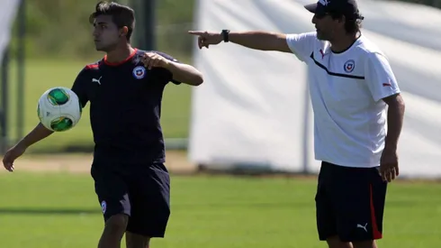 Bryan Rabello junto a Mario Salas