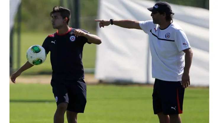 Bryan Rabello junto a Mario Salas