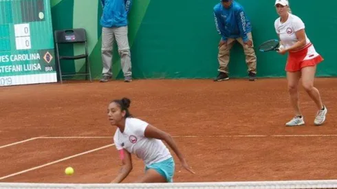 Daniela Seguel luchó hasta el final junto a su compañera, pero no pudieron sumar una medalla para Chile.