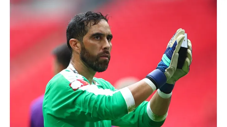 Claudio Bravo se muestra tanquilo, tras su gran desempeño en el Manchester City