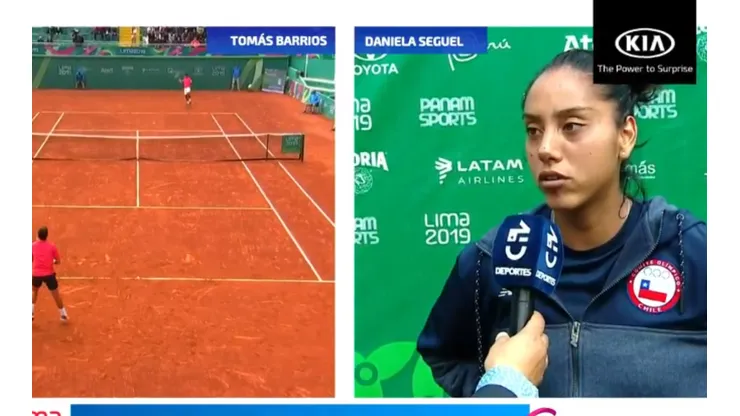 A Daniela Seguel le queda el dobles femenino junto a Alexa Guarachi