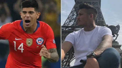 Pavez no desaprovechó una linda foto de Parraguez para columpiarlo.