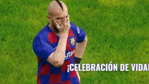 La celebración del King en el PES 2020.