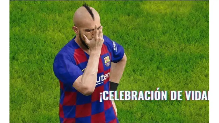 La celebración del King en el PES 2020.