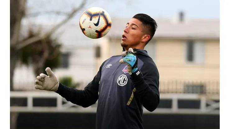 Brayan Cortés, dueño del arco de Colo Colo.