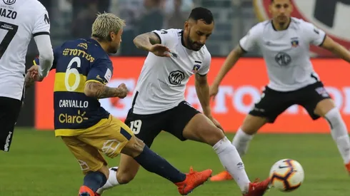Colo Colo ante Everton en el Monumental.