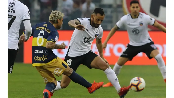 Colo Colo ante Everton en el Monumental.