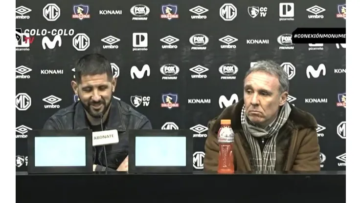 Orión junto a Espina en conferencia de prensa