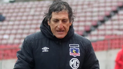 Mario Salas en el partido ante Barnechea.