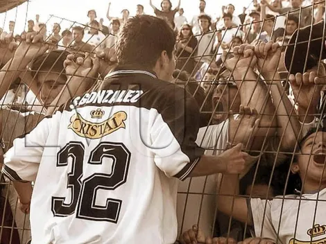 Chamagol se emocionó con su foto celebrando un gol en la reja