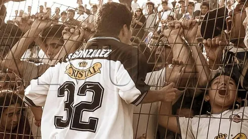 Chamagol celebrando sus anotaciones