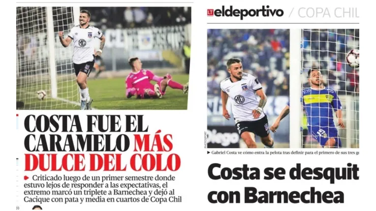 Así informó la prensa nacional el triunfo del Cacique en Copa Chile