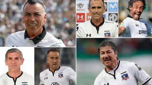 El plantel de Colo Colo bajo la FaceApp
