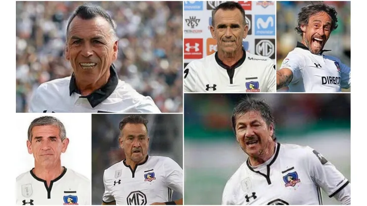 El plantel de Colo Colo bajo la FaceApp