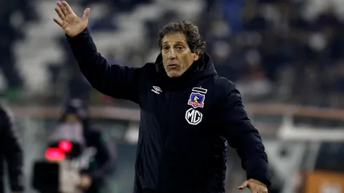 Mario Salas en el partido ante Barnechea.