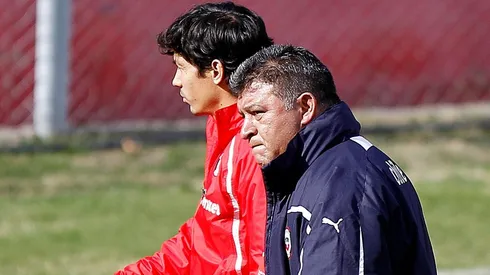 Borghi con Matías en la Roja.