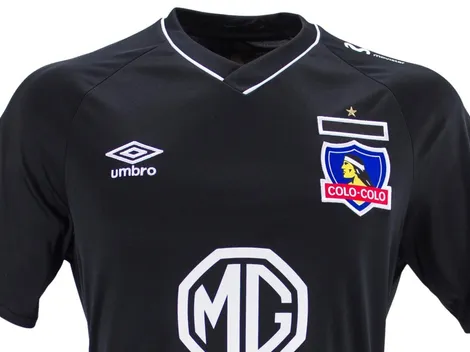 Colo Colo también presentó su camiseta de recambio en negro