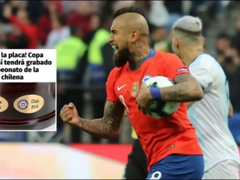 King Arturo celebró la aparición de la segunda placa en la Copa América