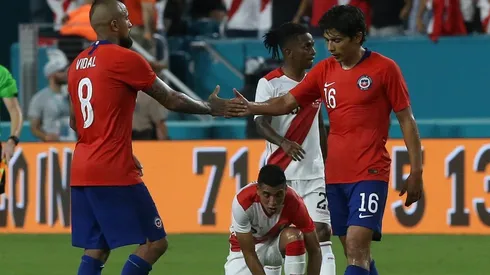 Vidal y Matías en la Roja