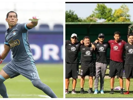 Preparador de arqueros de Colo Colo recibió un regalo muy especial desde Perú