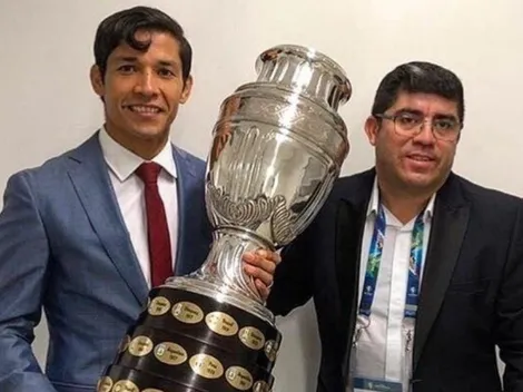 Matías Fernández está en Brasil para entregar la Copa América