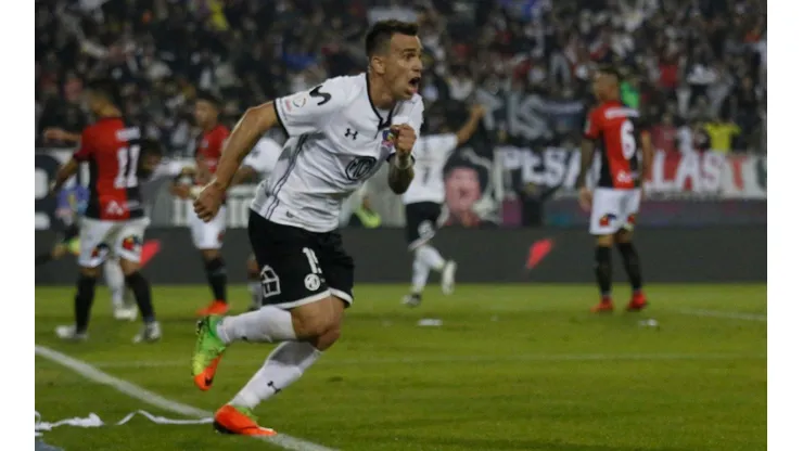 Pablo Mouche celebra en el Campeonato Nacional.