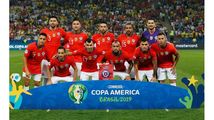 El once chileno ante Colombia