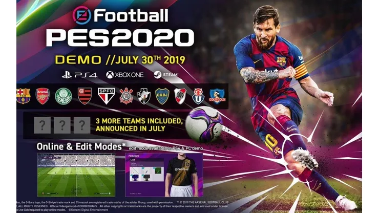 Colo Colo estará en el demo del PES 2020