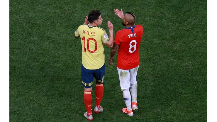 El King con James en la Copa América.