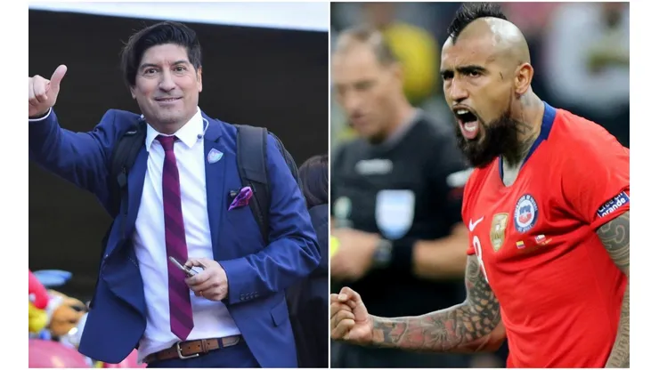 Iván Zamorano y Arturo Vidal, dos leyendas.