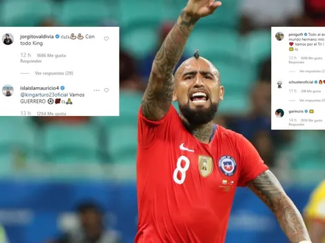"Con todo King" Jorge Valdivia alienta a Arturo Vidal en redes sociales