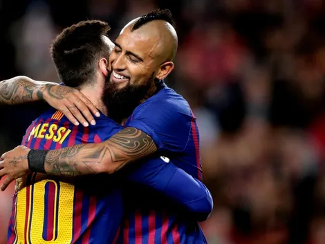 FOTO | El lindo saludo de cumpleaños de Vidal a su “hermano” Messi