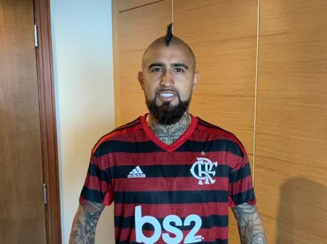 Vidal apareció con camiseta de Flamengo y Rafinha reveló que seguían los partidos