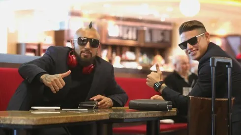 Vidal y James. Grandes amigos. Rivales este viernes.