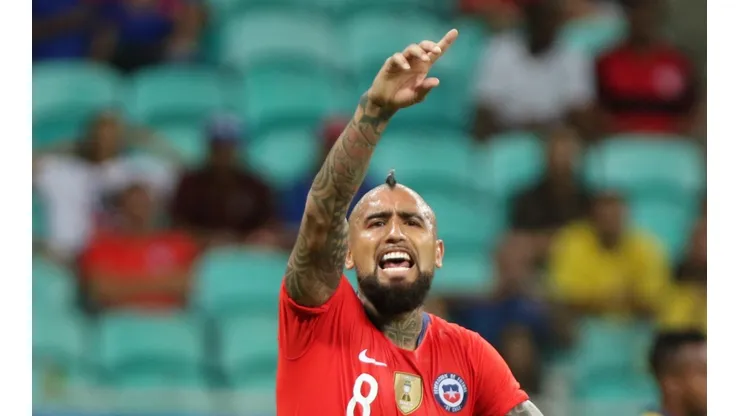 Arturo Vidal jugó adolorido ante los ecuatorianos