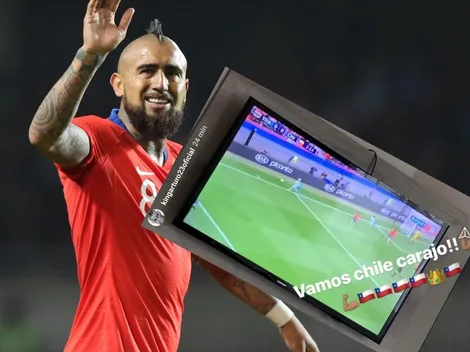 Arturo Vidal alienta a la Roja femenina desde la concentración en Brasil