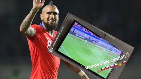 Vidal siempre está pendiente de Chile