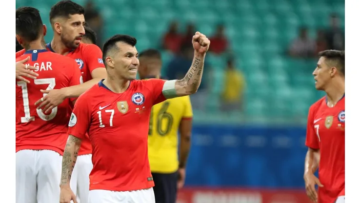Gary Medel tras el triunfo de Chile.